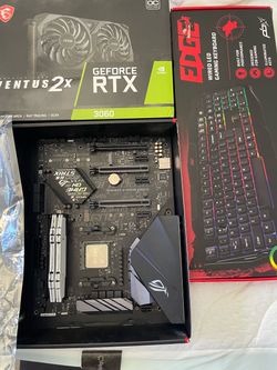 Rog Strix B450-F Gaming Motherboard + Ryzen 5 3600 + DDR4 RAM 8gb x2 = Total of 16gb Ram