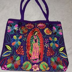 Virgin Mary tote bag