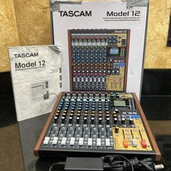 Tascam Model 12 Mixer – 12-Track Recorder, USB Audio Interface, Podcast and Live NEW!!,tascam,tascam Model 12,mixer,interface,recorder,controller,