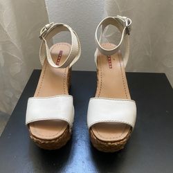 PRADA Wedges Ladies Shoes Size( 38) Good Condition Great Brand Pick Up 90230