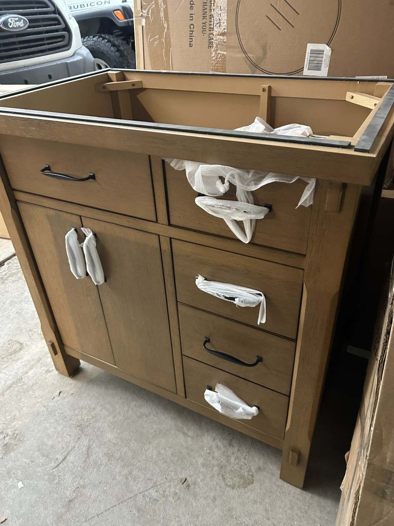 New 36 In Vanity Solid Wood