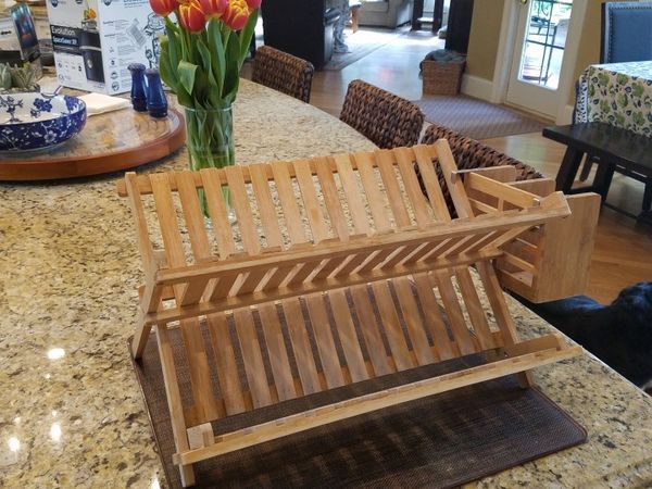 Teak Dish Rack For In Olympia Wa Offerup Teak Dish Rack