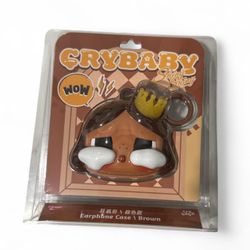 Pop Mart CRYBABY SHINY SHINY Series-Earphone Case *Brown*