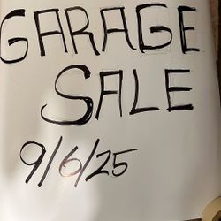 GARAGE SALE!!
