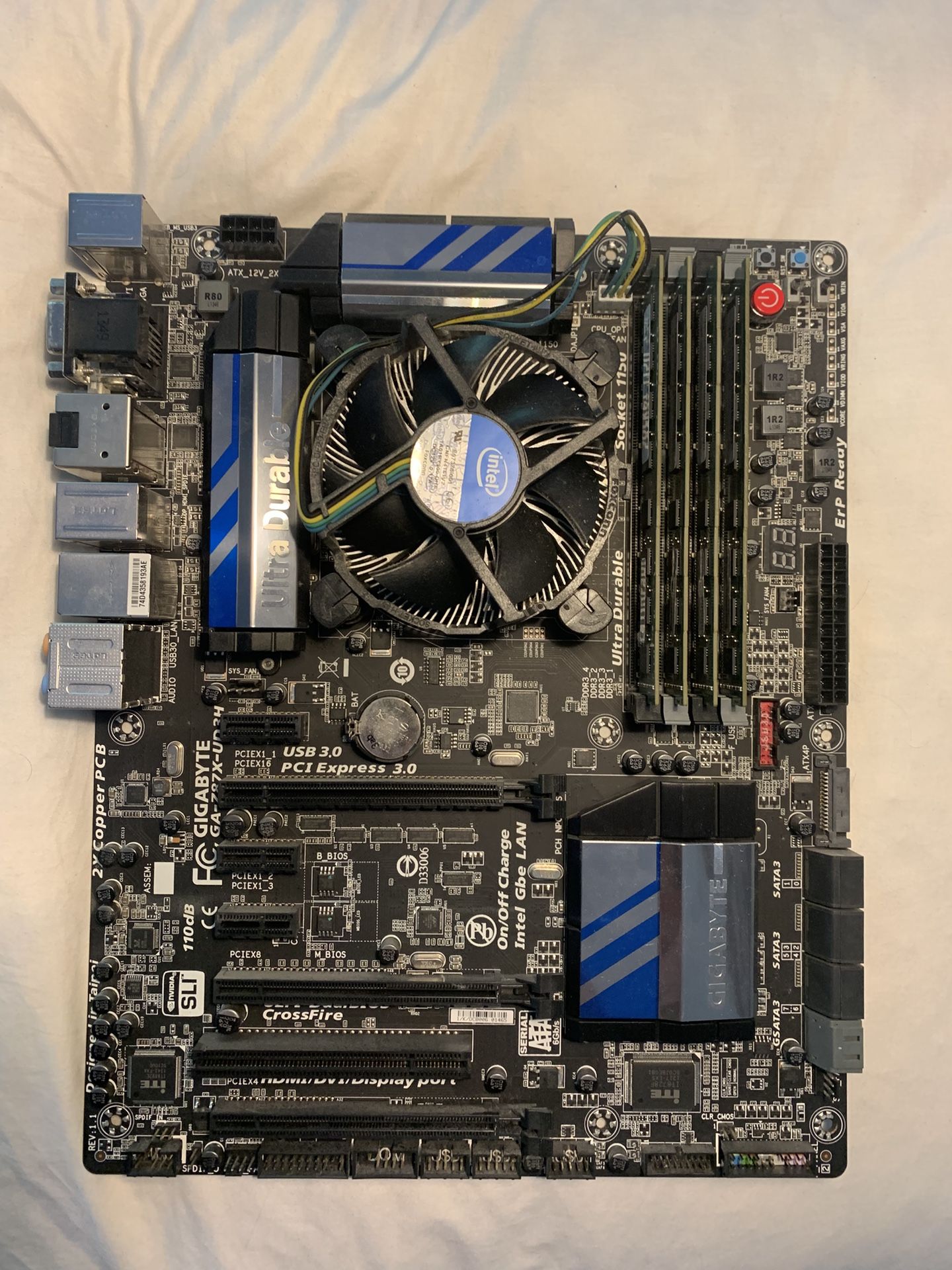 Gigabyte ATX with Intel i5 and 16GB Ram