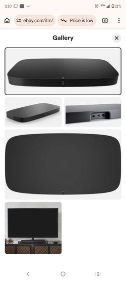 Sonos play base with pair of play 3