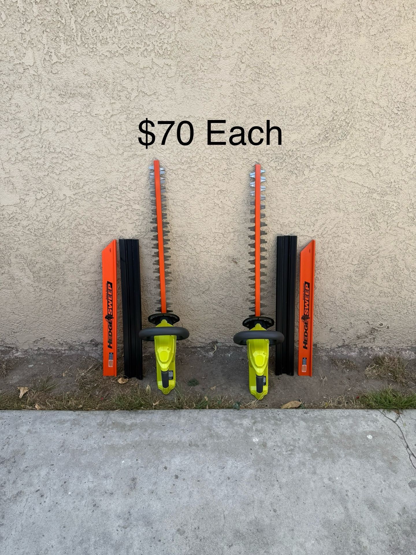 NEW RYOBI 40V 24 in. Cordless Battery Hedge Trimmer (Tool Only) **$70 Each**