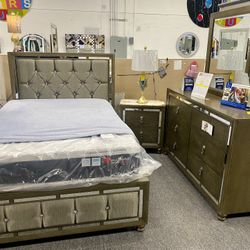 4pc Full Size Bedframe $799