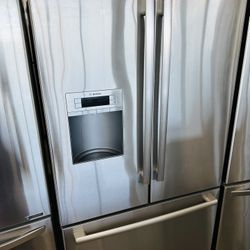 Stainless Steel Bosch French Door Refrigerator