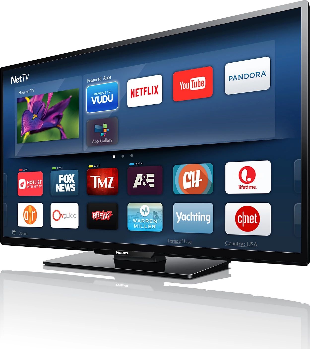 55 Inch Phillips 4K Ultra HD Flatscreen