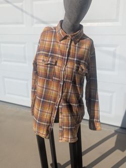 O'Neill Women's Flannel Shirt Sunshine Yellow size S