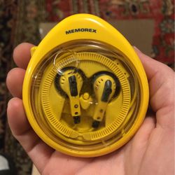 Vintage Memorex earbuds
