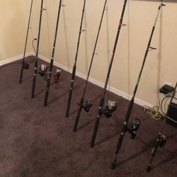 8 Fishing Poles