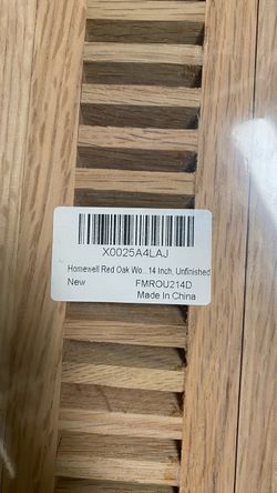 Homewell Red Oak Wood Floor Vent Register 14 Inch Unfinished