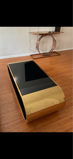 Rose Gold Coffee Table & Mantle Set
