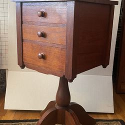 Antique Swivel Cabinet 
