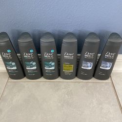 Brand new 6 bottles Dove Men + Care  Shampoo and conditioner 2 in 1 And 3in 1