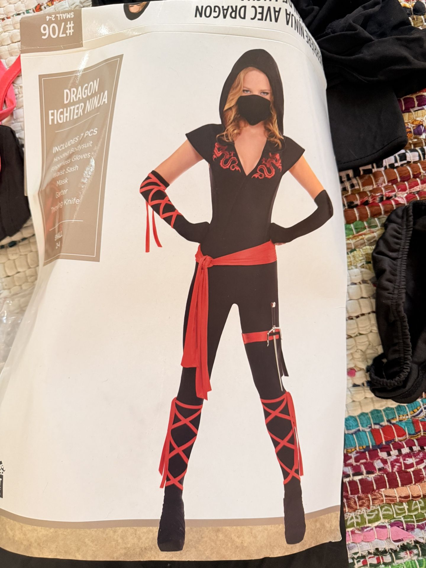 Halloween Ninja  adult Costume 