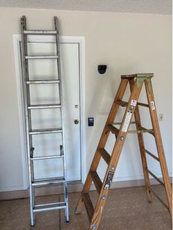 Ladders - wood and adjustable aluminum