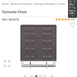 Two Modern  7 Drawer Chest