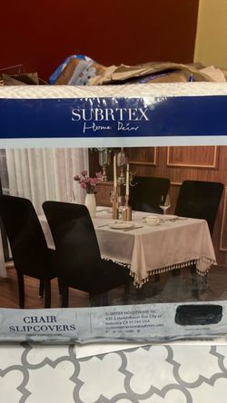 Brand new subtext home decor 4 chair covers