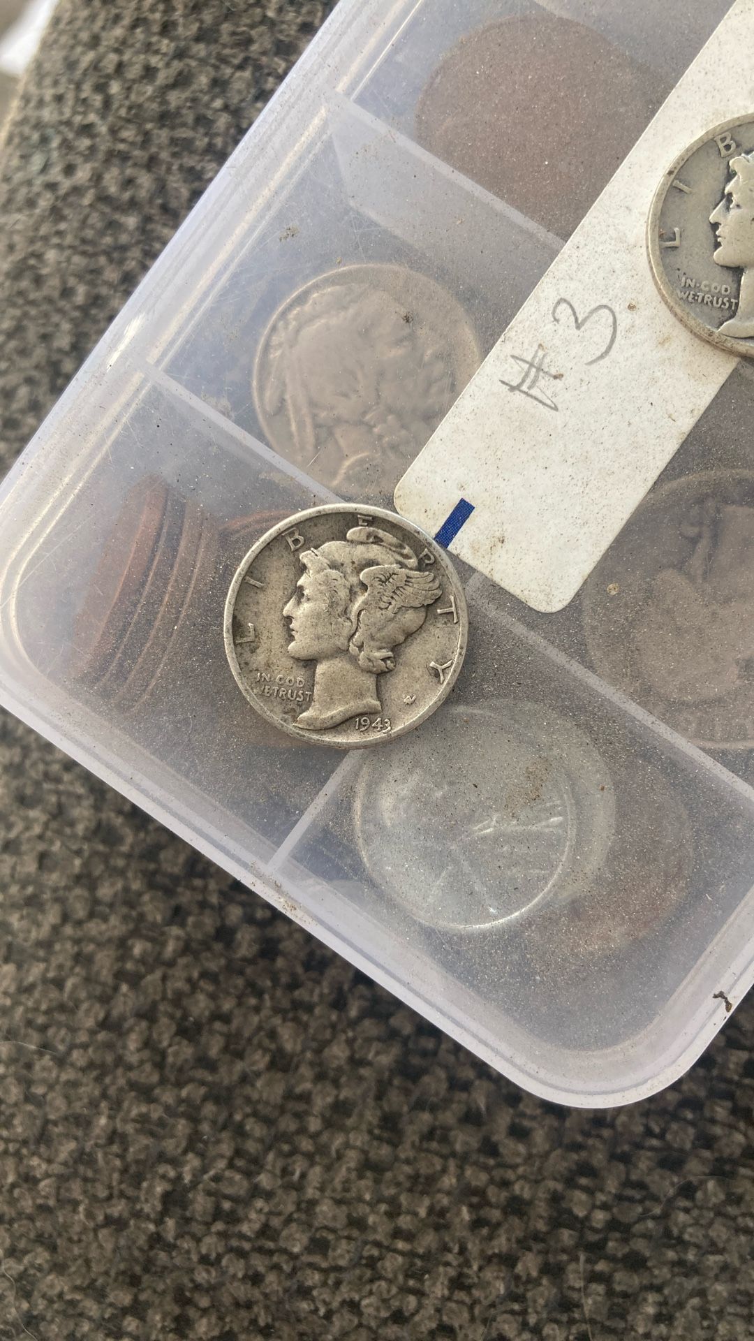 Mercury Dimes 1939 And A 1943