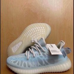 Adidas Yeezy Boost 350 V2 Mono Ice GW2869 Mens Size 5.5/6 Womens Brand New