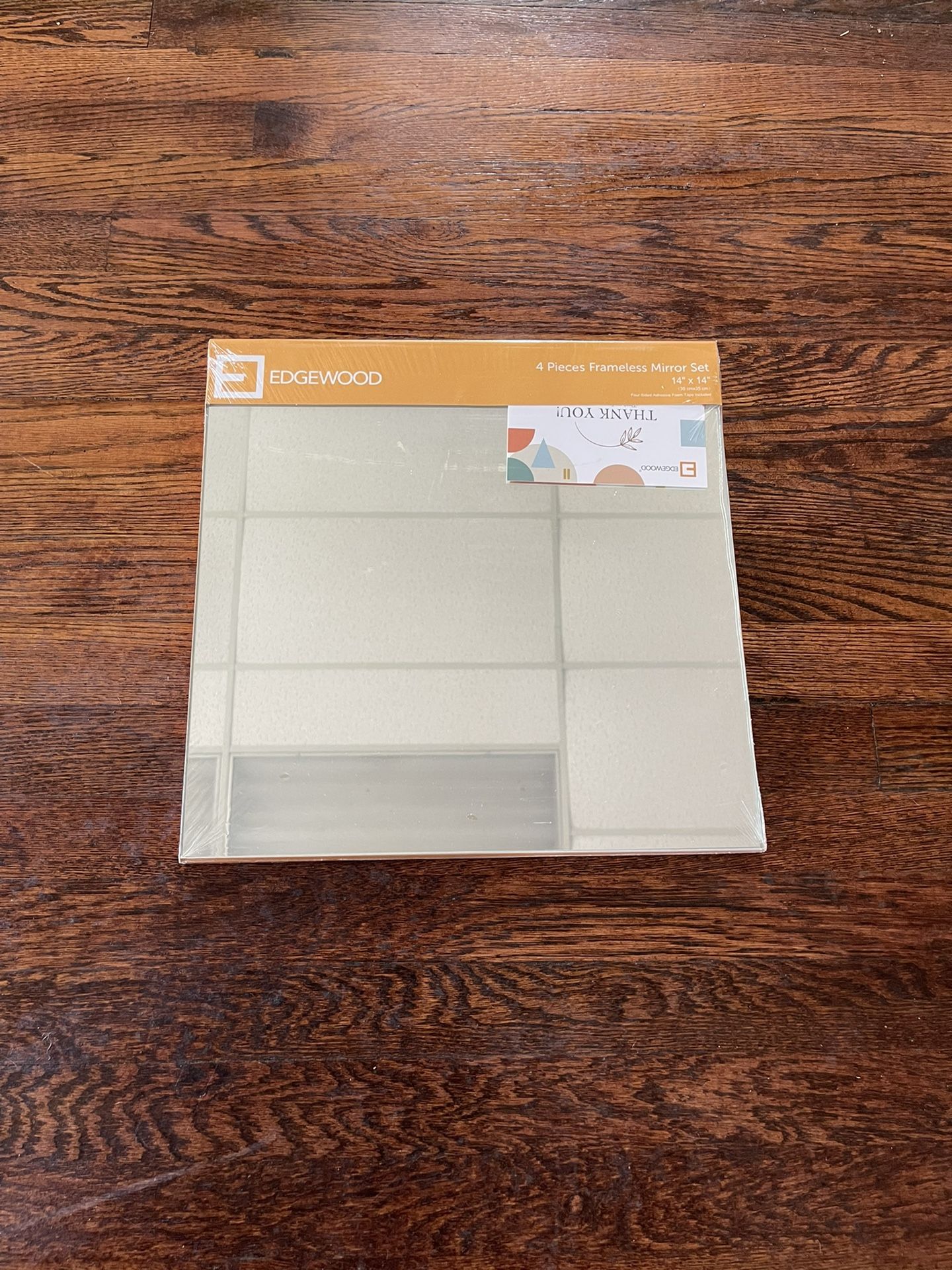 4 Piece Frameless Mirror Set