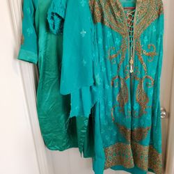 Woman Dress Pakistani Shalwar Khmees 3 PC 