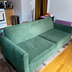 West Elm Velvet Sofa