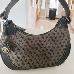 Vintage Dooney & Bourke Monogram Logo Hobo  Shoulder Hand Bag  Price Is FIRM