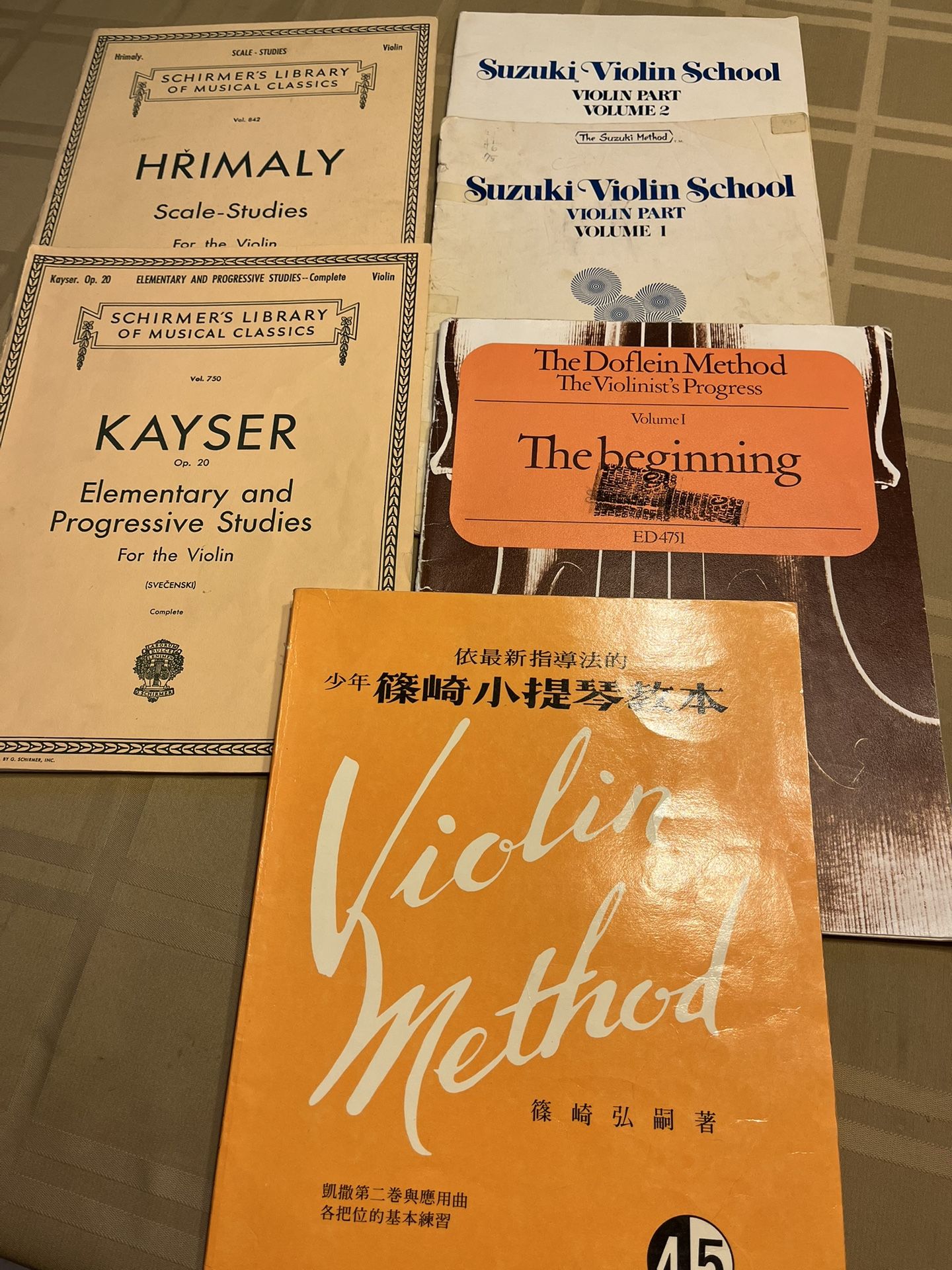 6 Music Books For Violin