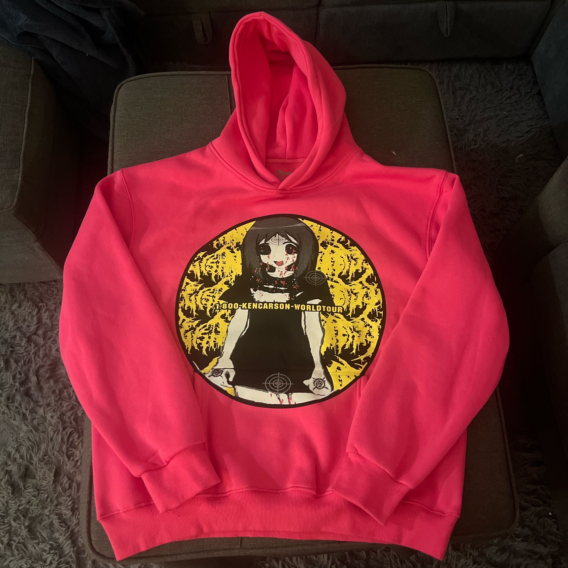Ken Carson x Droland Miller “1-800-KENCARSON-WORLD-TOUR” hoodie