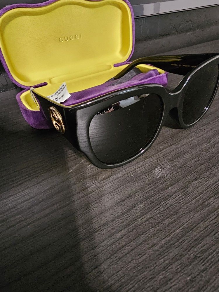 Authentic Gucci Black Sunglasses