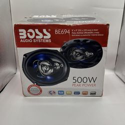 BOSS Audio 6x9 inch 500W 4 Way Full-Range Speaker New