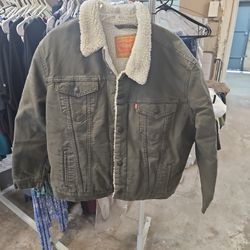 Moss Green Levi Winter Jacket