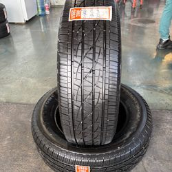 235/65/17 FIRESTONE 2 TIRES SEMI NEW - DOT 2025