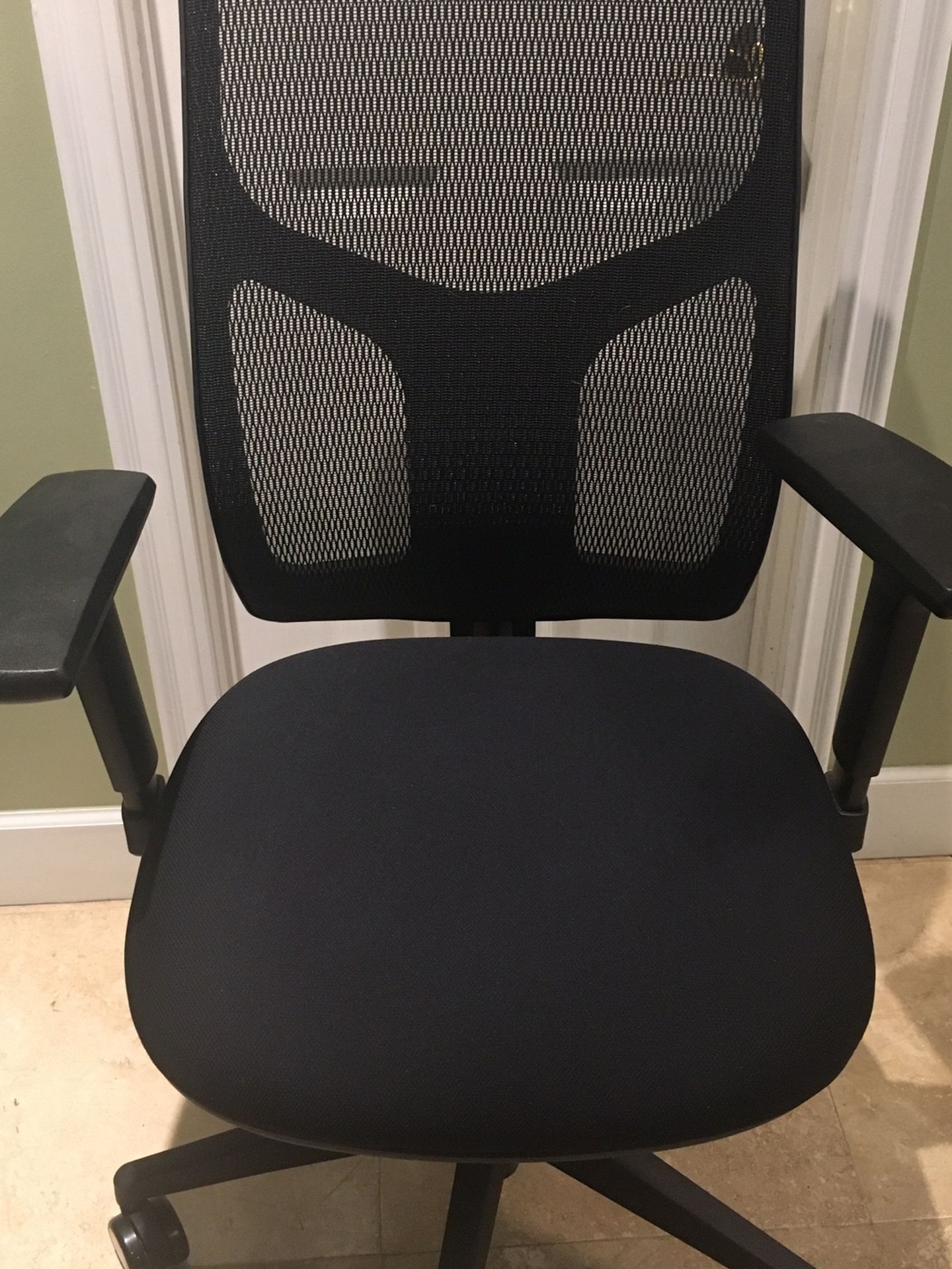 Office Chair -WorkPro 4000 Series Mesh/Fabric High-Back Multifunction Ergonomic - New Condition (was $238)