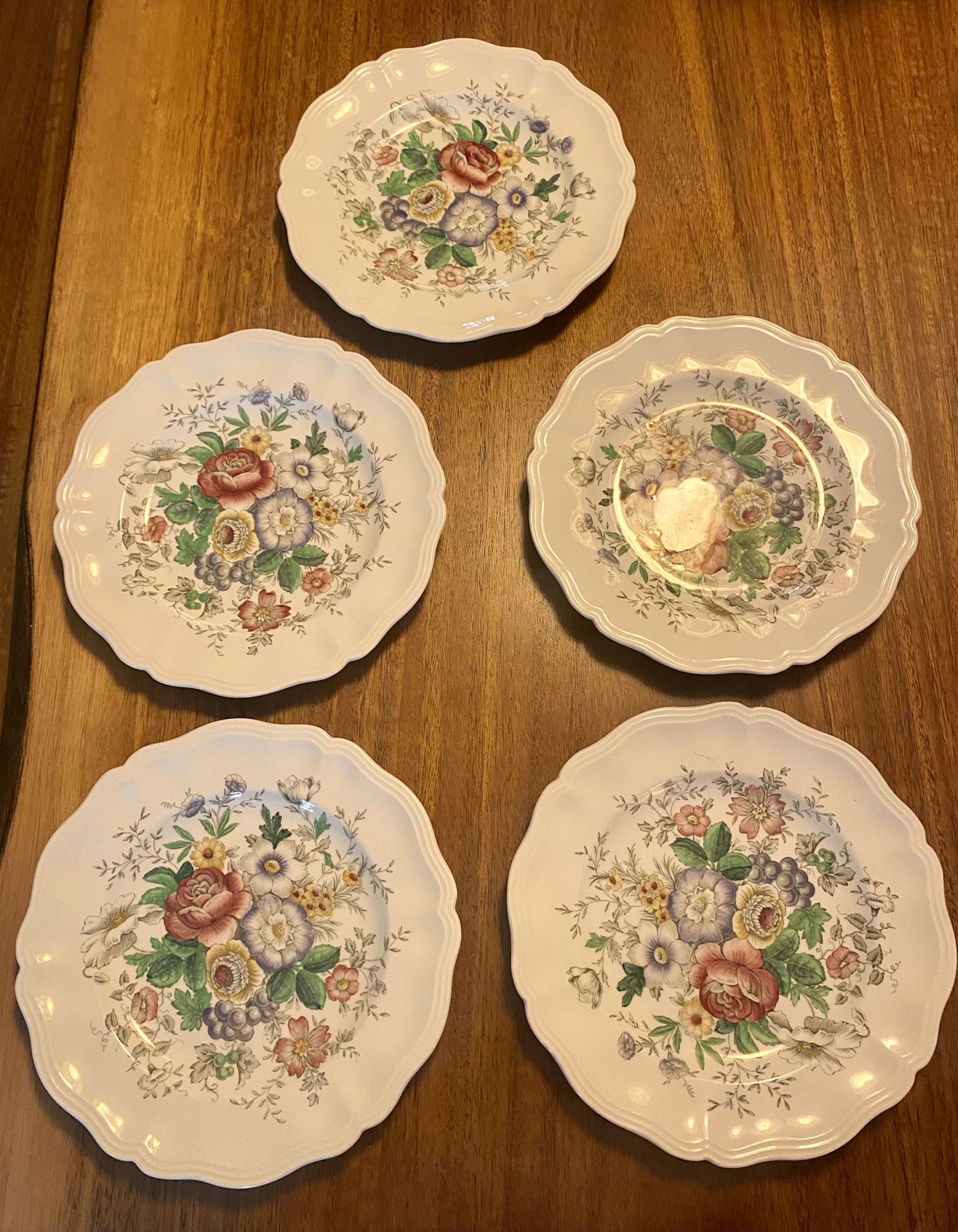 Royal Doulton Malvern 5 Plate Set