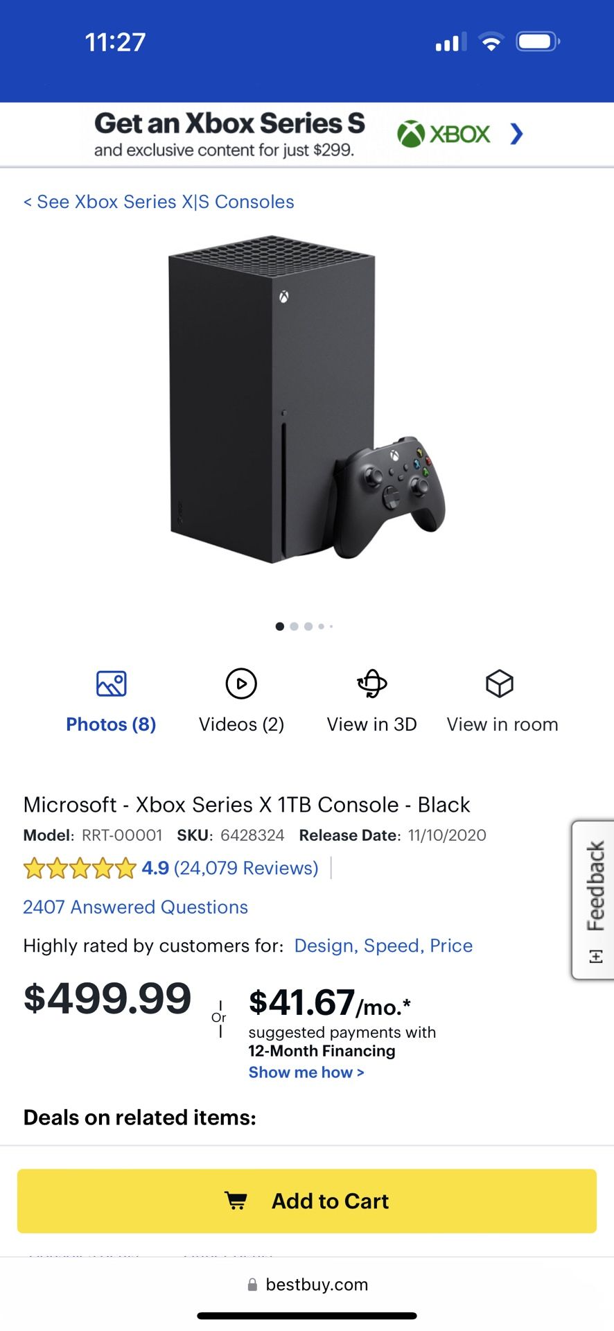 Best Xbox Series X Deal On this App