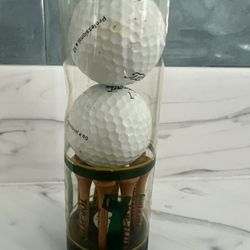 Vintage Royal Caribbean Logo Titleist 1 Set of 2 Golf Balls with Tees