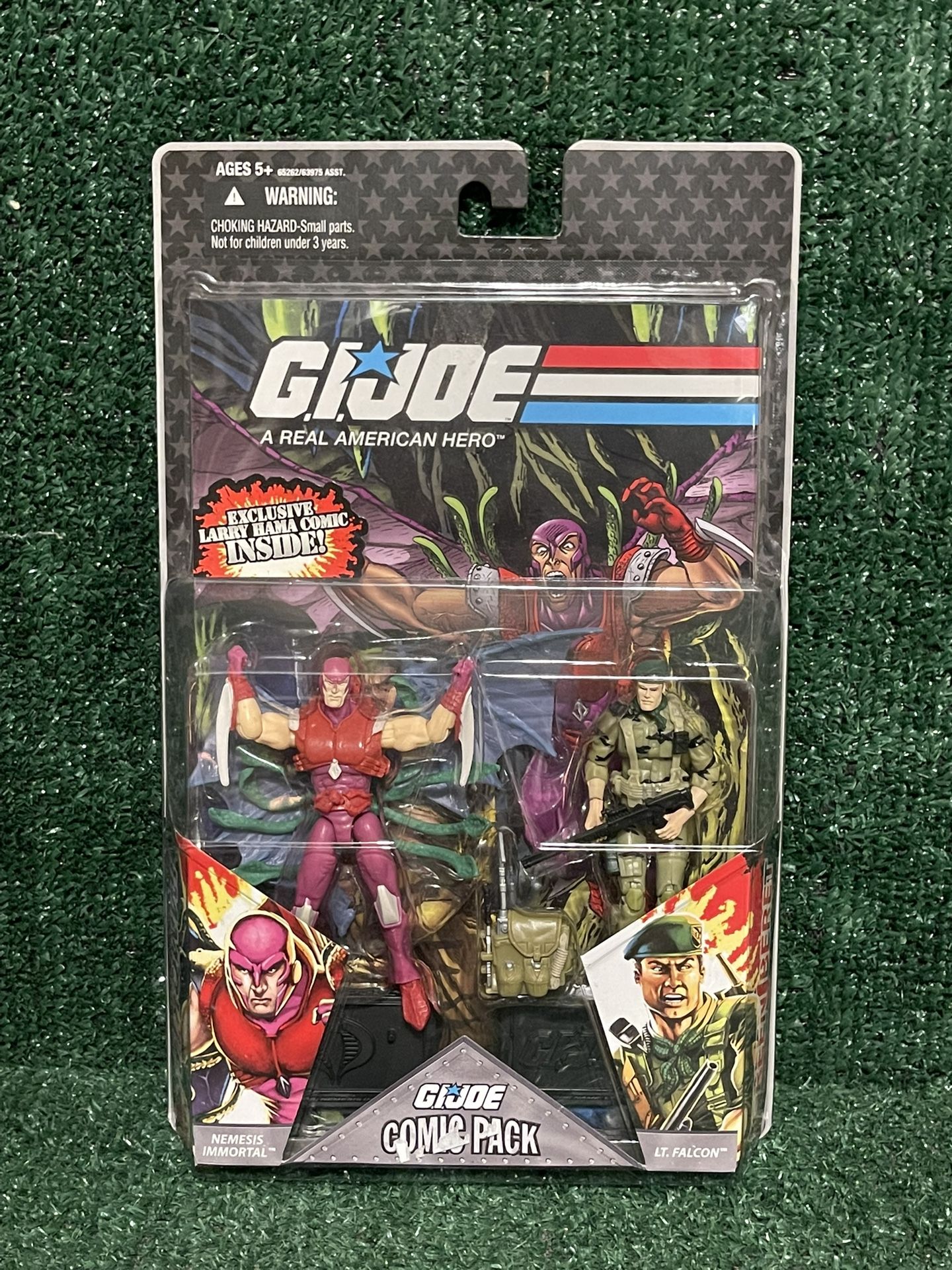 G.i. Joe 25th Anniversary Nemesis Enforcer & Lt. Falcon Comic Pack MOC.