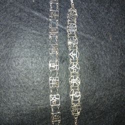 VINTAGE ASIAN SOLID STERLING SILVER BRACELETS
