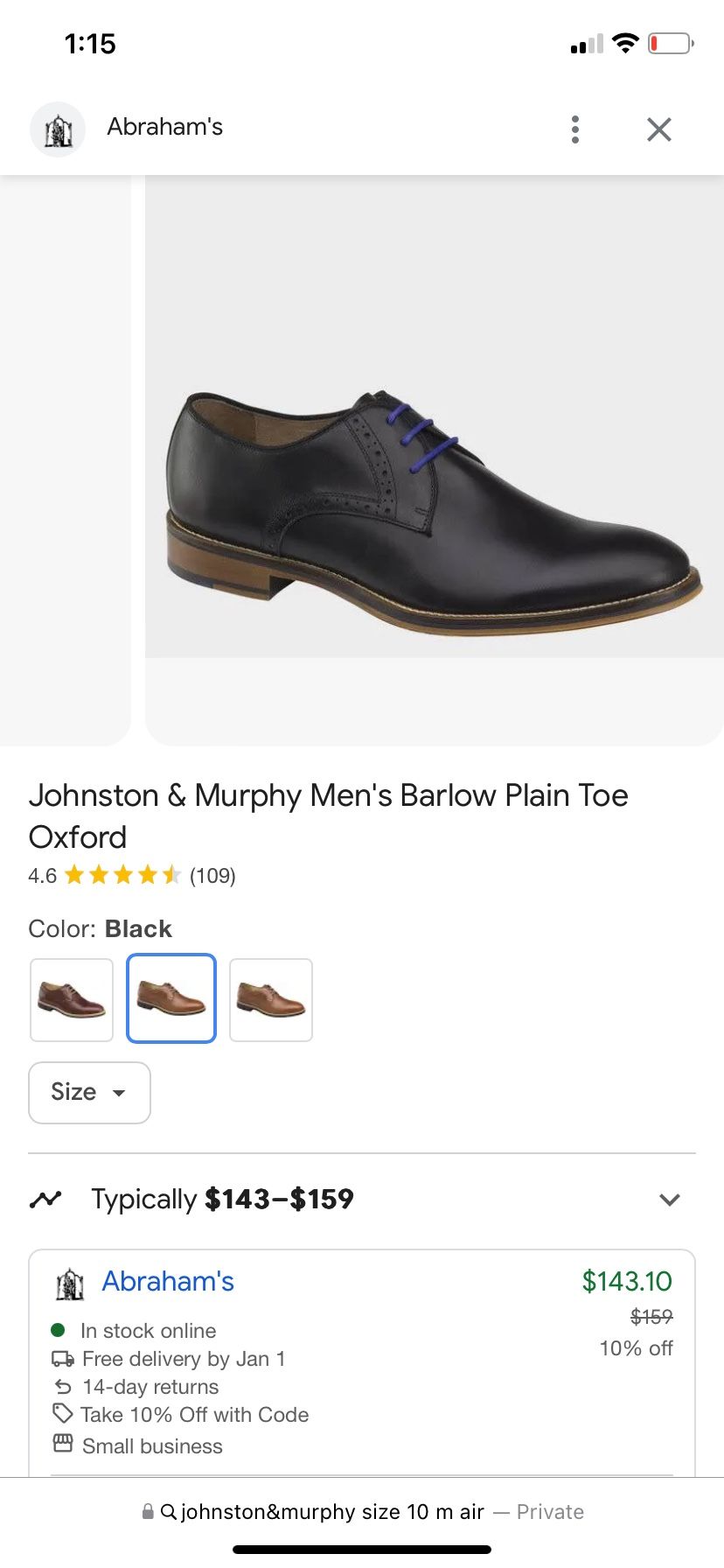 Johnston & Murphy Men display picture 3