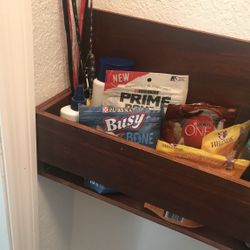 Puppy Dog Pet Treat Shelf For Pantry Or Wall