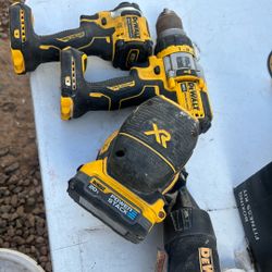 Dewalt Hammer Dril En Impact En Sander En Bateri Power Stack 