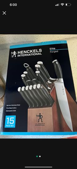 Henckels Knife set With Block !!!
