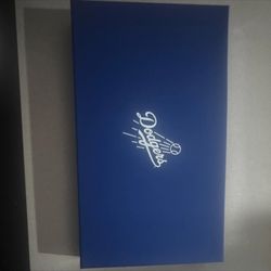 Los Angeles Dodgers 2023 Membership Box with Brooklyn Dodgers Pennant & Pins