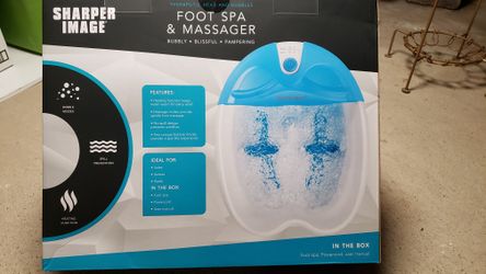 Sharper Image Foot Spa and Massager.