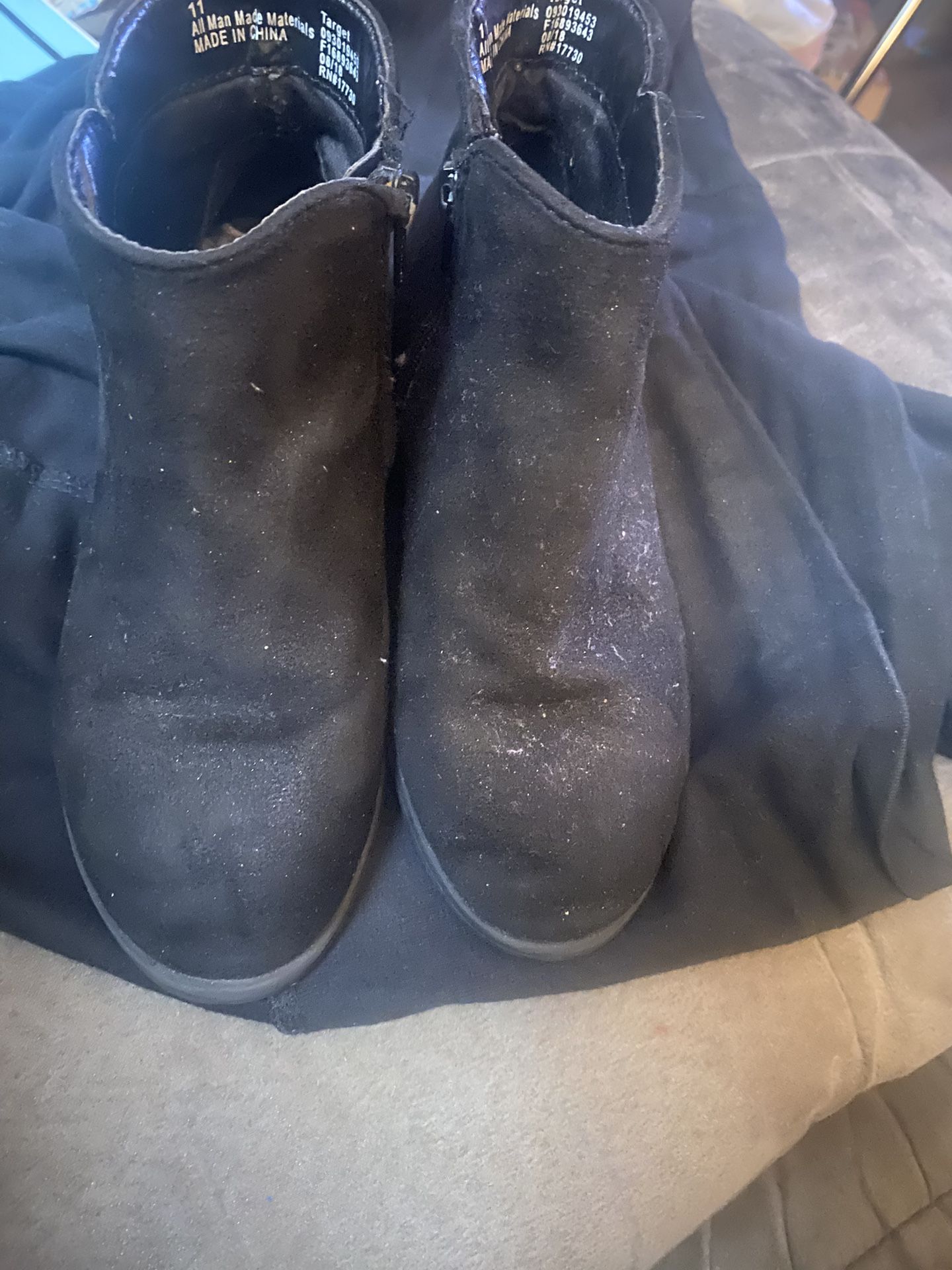 $6 New Girls Sz 11 Black Boots